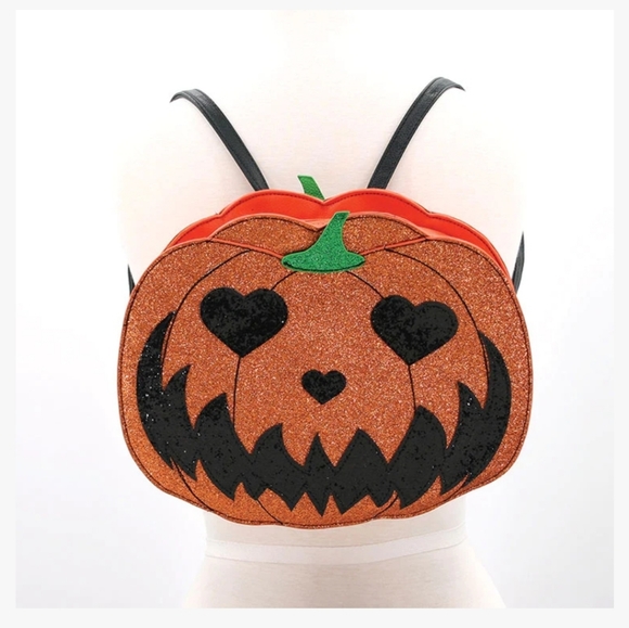 Glitter Design Jack O Lantern Backpack main image 2